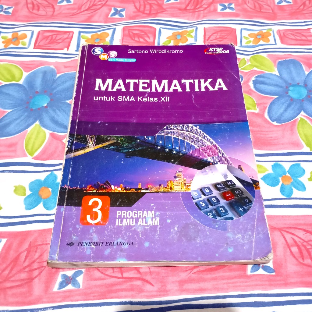 Buku Matematika Kelas XI SMA 2 XII SMA 3 Program Ilmu Alam Erlangga Bumi Aksara Buku Bekas