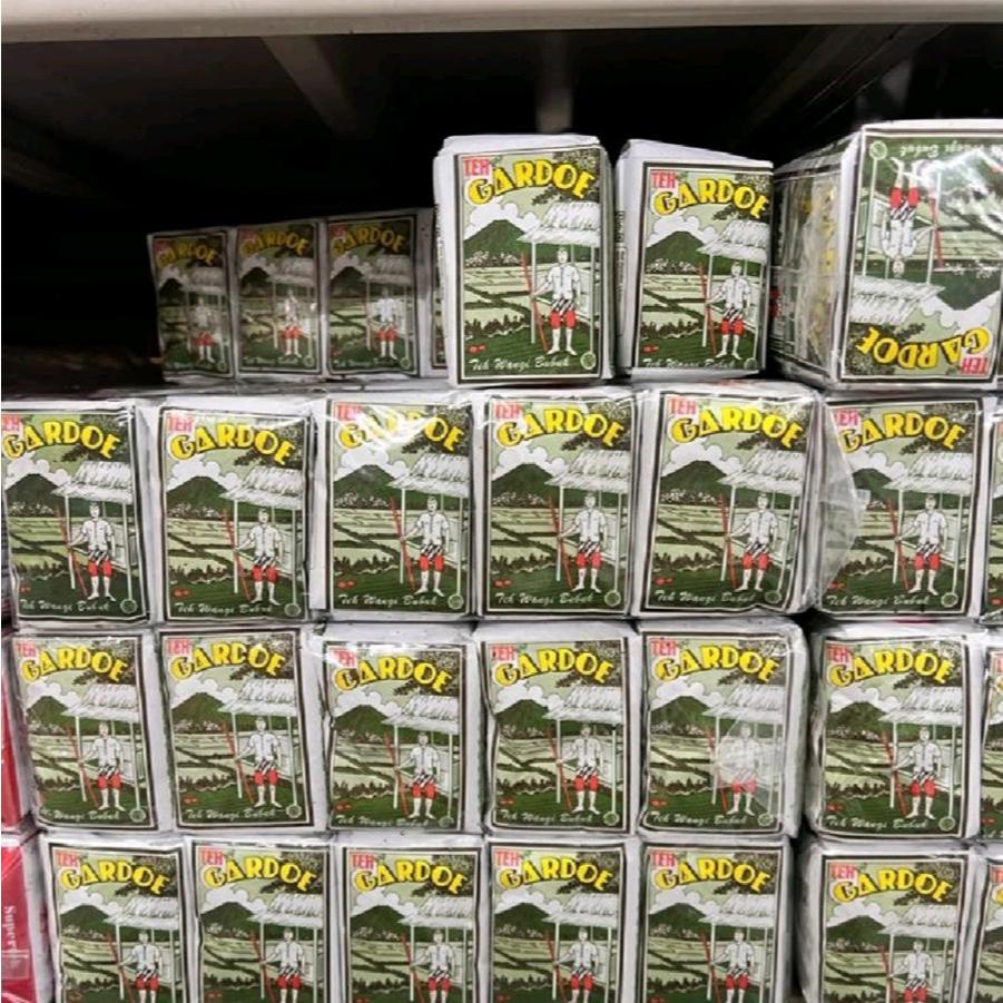 

TEH GARDOE bungkus HIJAU WANGI 1 SLOP (isi 10pcs x @40gram) Tea