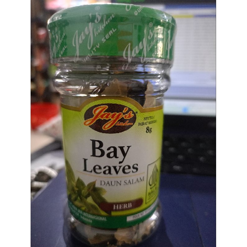 

Jay's Bay Leaves atau Daun Salam 8 gram.