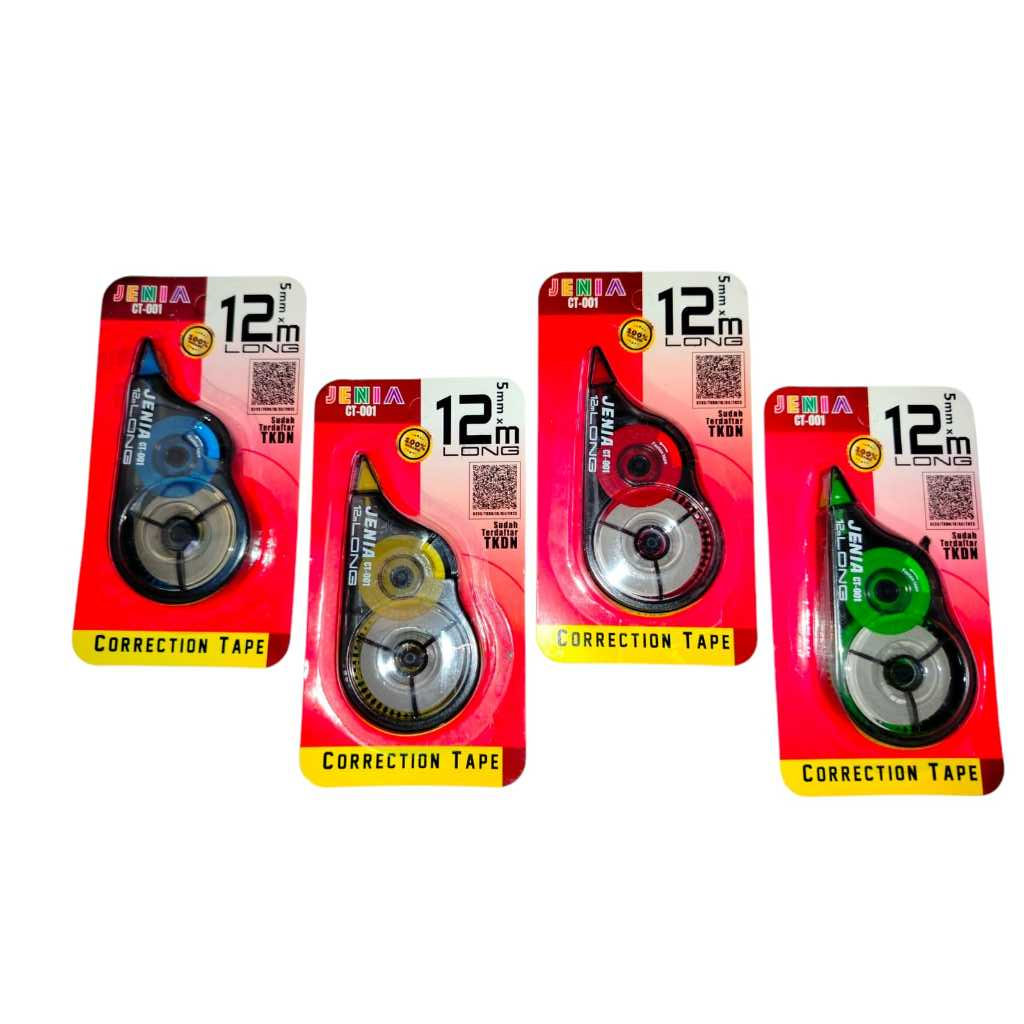 

CORRECTION TAPE/ TIPE X ROLL / TIPE X KERTAS 12 METER 1 PSC JENIA | MURAH - SIAP KIRIM