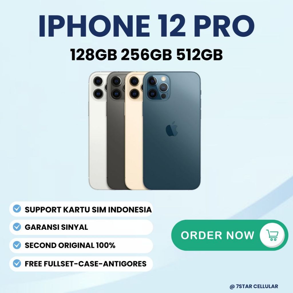 IP 12 PRO 128 256 512GB SECOND