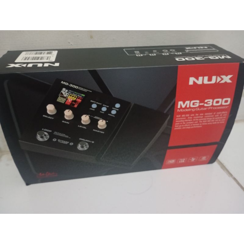 efek gitar nux + perangkat