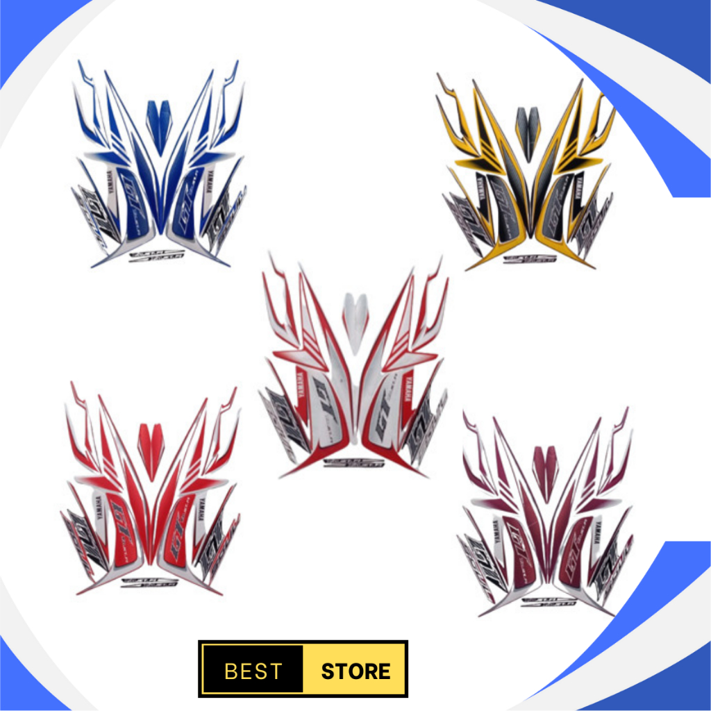 Stiker Striping Mio Soul GT 2013 Putih Merah List Stiker Standar Mio Soul GT 2013 Terbaik