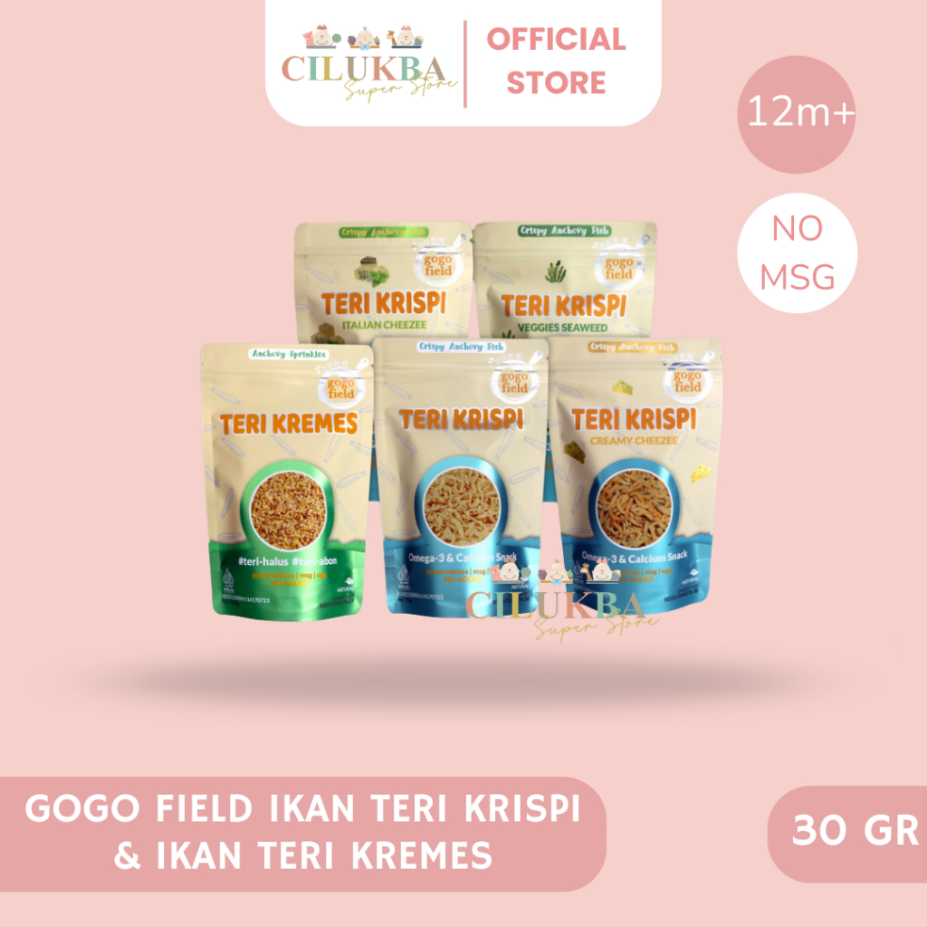 

GOGO FIELD IKAN TERI KRISPI & IKAN TERI KREMES | GOGOFILED | IKAN TERI NON MSG | IKAN TERI SIAP SAJI | MAKANAN BAYI