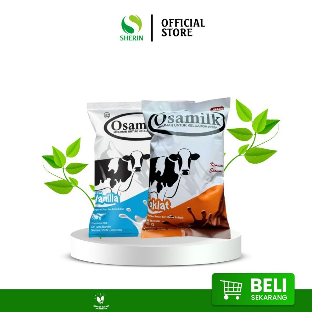 

OSAMILK - 500gram | Susu Penambah Berat Badan Anak dan Dewasa | Rasa Cokelat & Vanilla