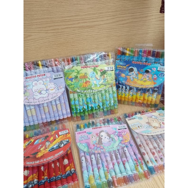 

KRAYON PUTAR 12 WARNA