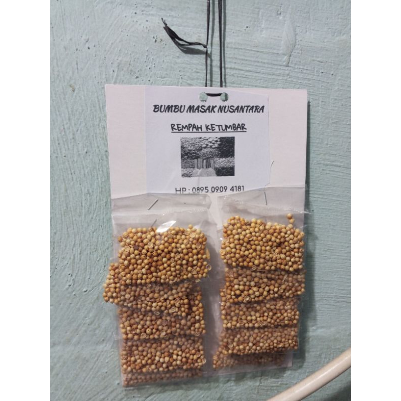 

ketumbar bulgaria / ketumbar kuning / ketumbar original / coroander murni / 250 gr / 500 gr / 1kg