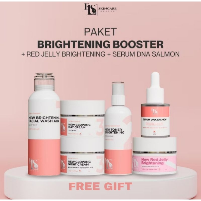 LS SKINCARE PAKET GLOWING NEW BOOSTER KOMPLIT ORIGINAL BPOM