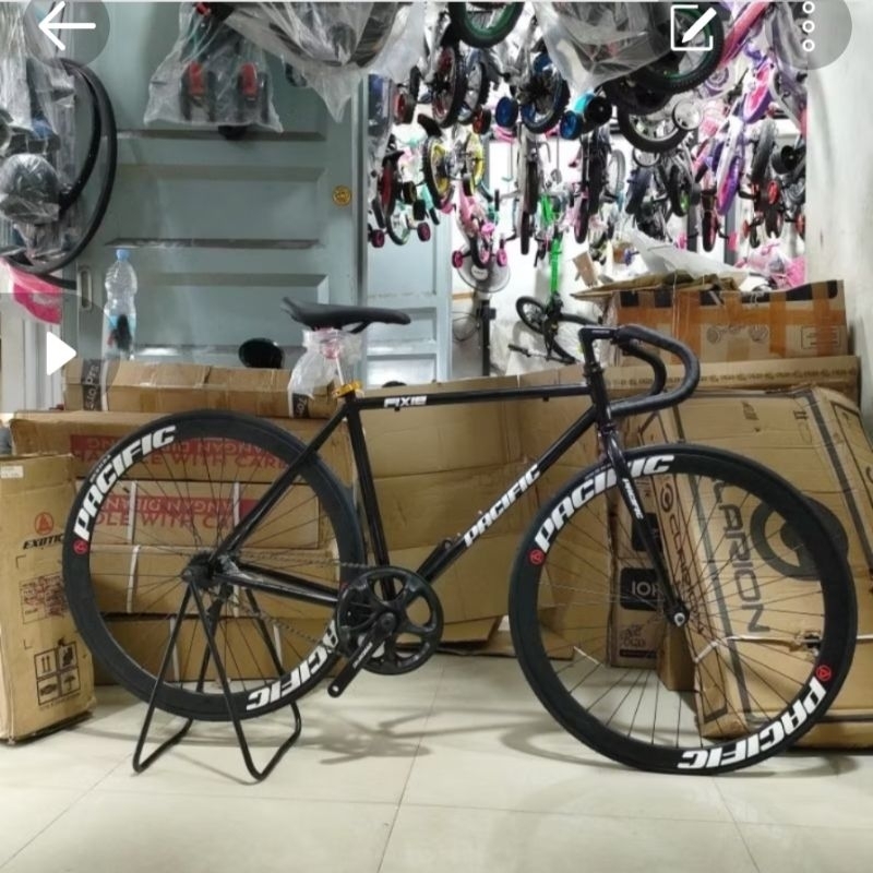 sepeda fixie 700c frame pacific velg pacific