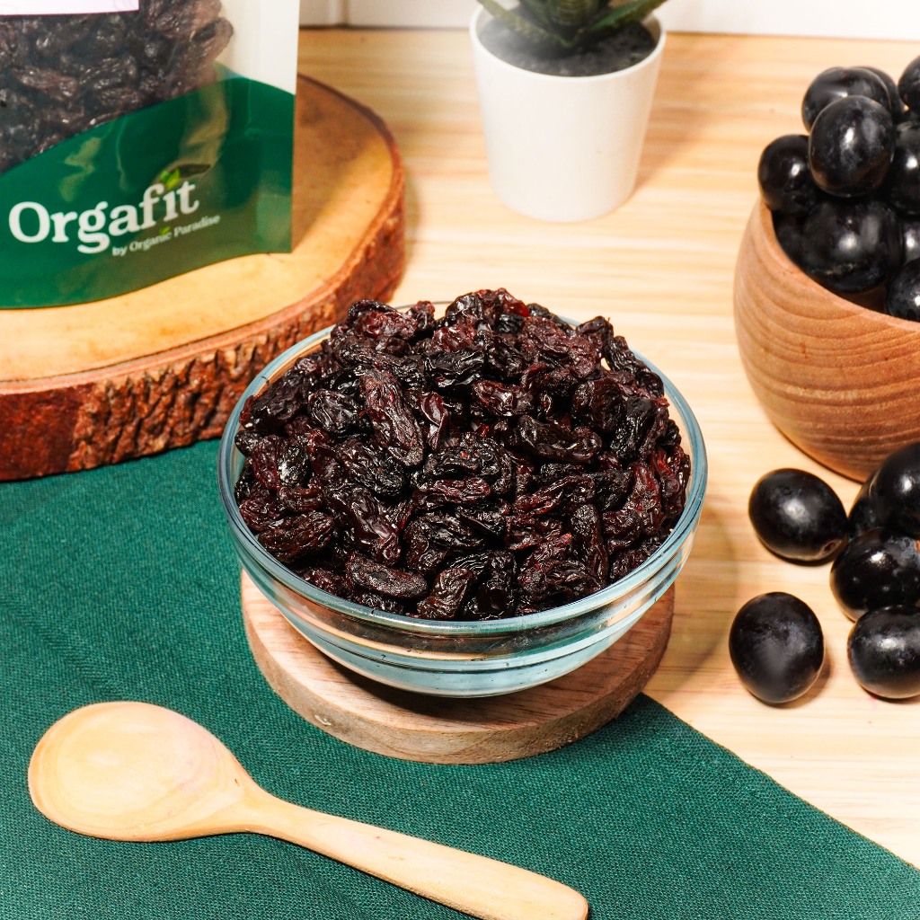 

Organic Paradise Black Raisin USA 100 gram / Kismis Hitam USA 100 gram