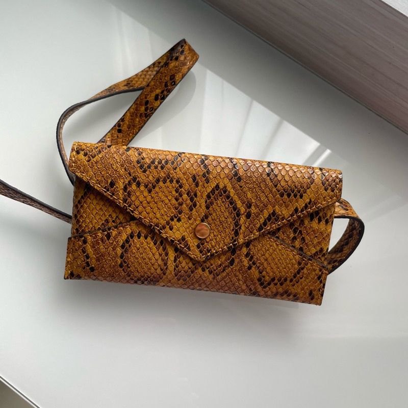 MANGO Snake Ular Belt Bag Dompet Wallet Tas Slempang Adjustable
