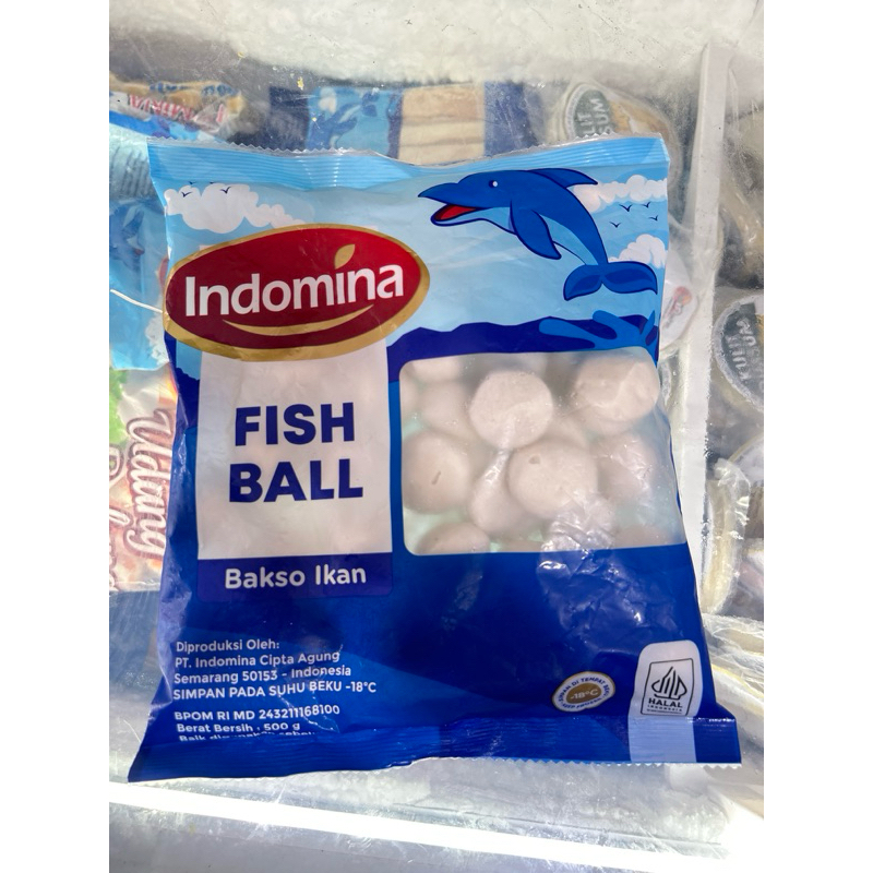 

FISH BALL INDOMINA 500 GR | BAKSO IKAN INDOMINA