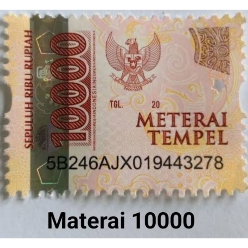 

Materai 10000 Materai tempel 10000
