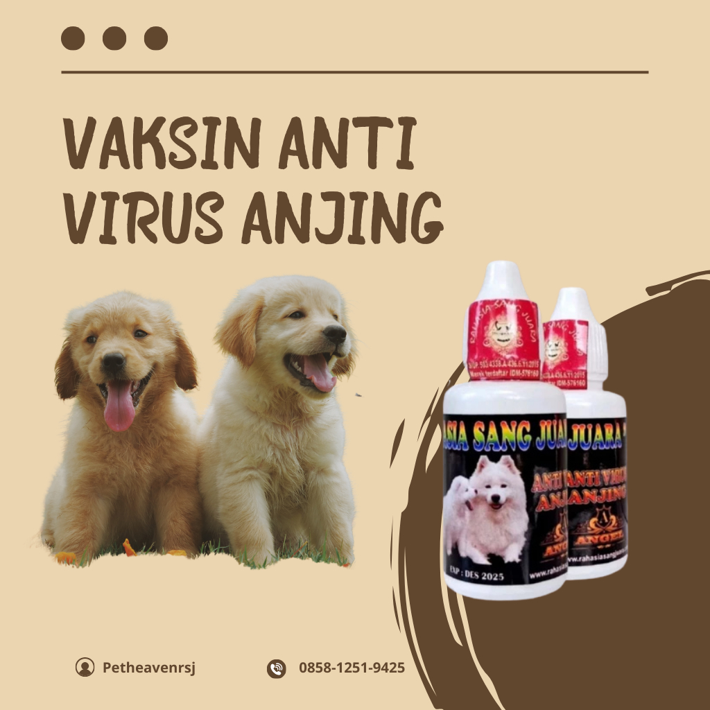 VAKSIN ANTI VIRUS ANJING 30 ML