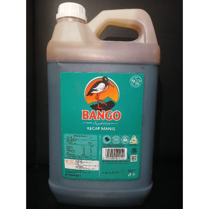 

Kecap Manis Bango berat 6.2 kg