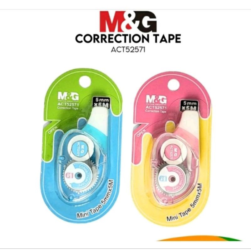 

Tipe-X M&G ACT52571 / Tipe X / Stipo / Penghapus Kertas / Tipe X Kertas / Correction Tape / Pita Koreksi / M&G Correction Tape ACT52571 / Correction Tape Mini