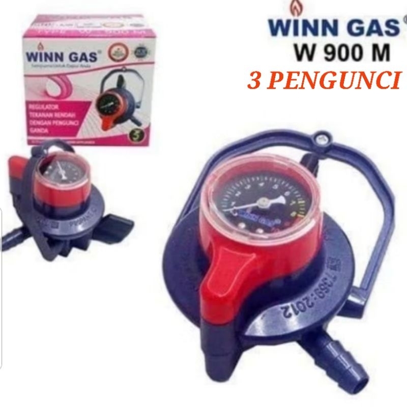 Regulator Gas Anti Bocor WINN GAS GOLDEN VIST W 800 M dan W 900 M