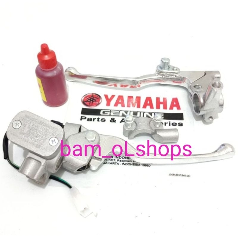 minyak rem+handle kiri+dudukan handle+master rem set depan Yamaha Fino 125 fi,Fino 125 sporty,fino 1
