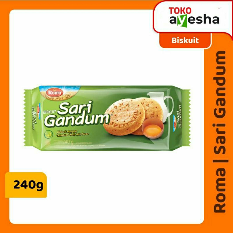

Roma Sari Gandum Family Pack 240 Gram