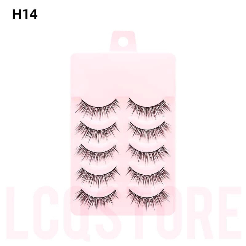 5 PASANG BULU MATA PALSU KOREA NATURAL BULU MATA PALSU