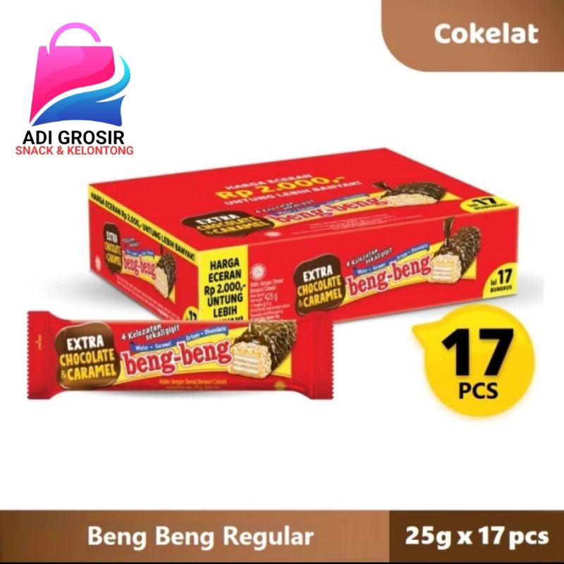 

BENG BENG Wafer Balut Cokelat 1 Box Isi 17 x 25 Gr