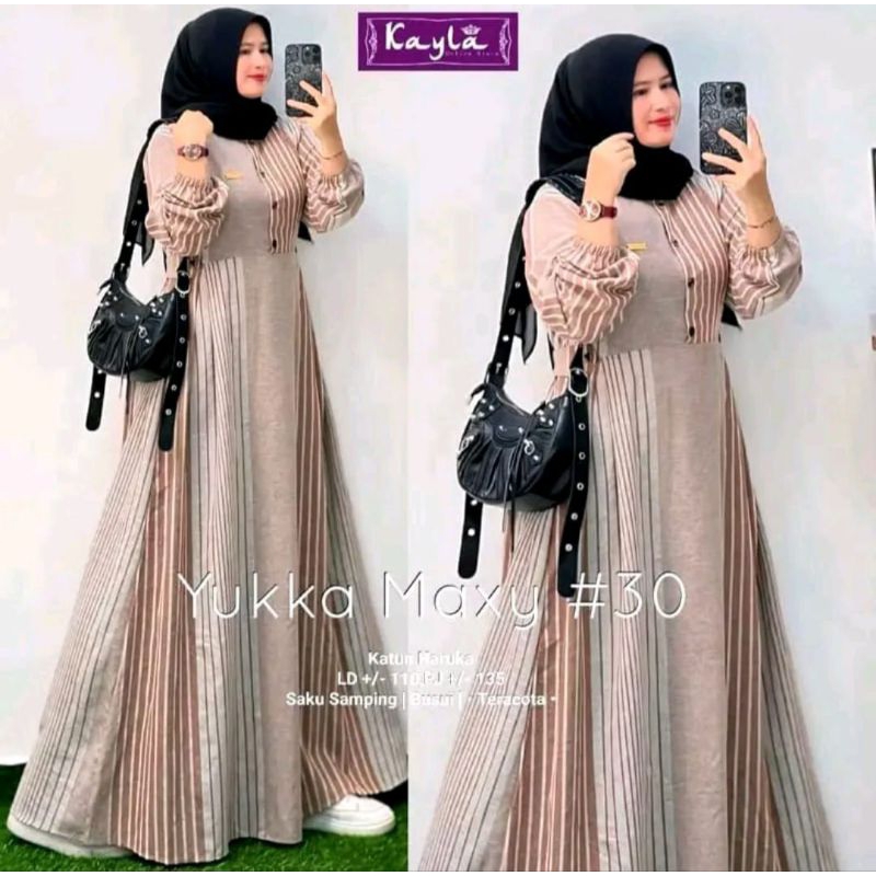 YUKA MAXY#30 GAMIS CANTIK SIMPLE