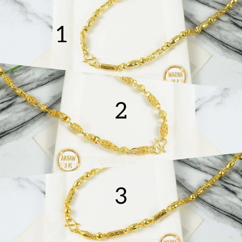 Kalung rantai motif besar