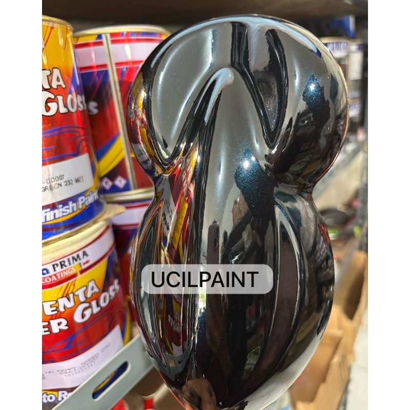 cat hitam lembayung Biru PU/Hitam Lembayung Biru