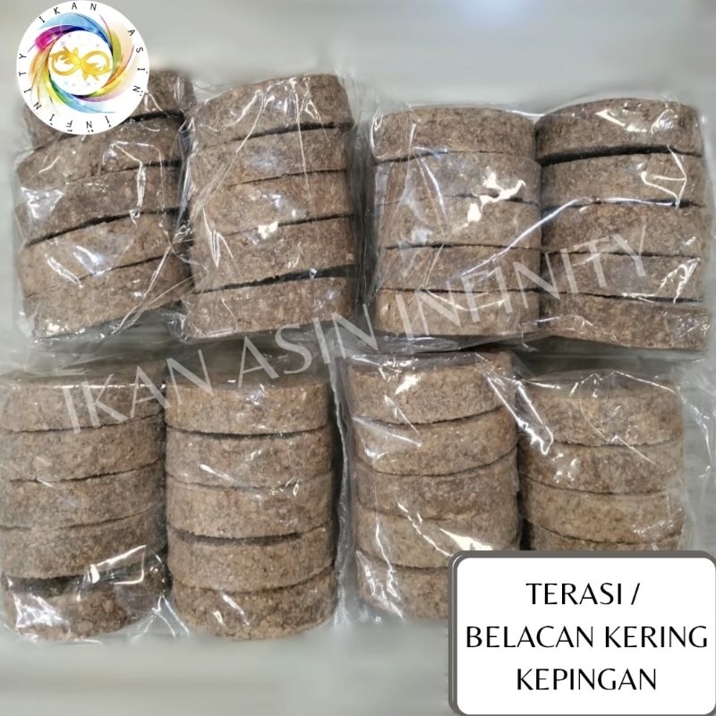 

Terasi/Belacan Kering Kepingan (10 Keping per Bungkus)