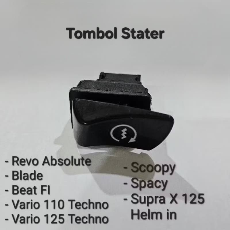 TOMBOL STATER STARTER BEATFI,VARIO,SCOOPY DLL