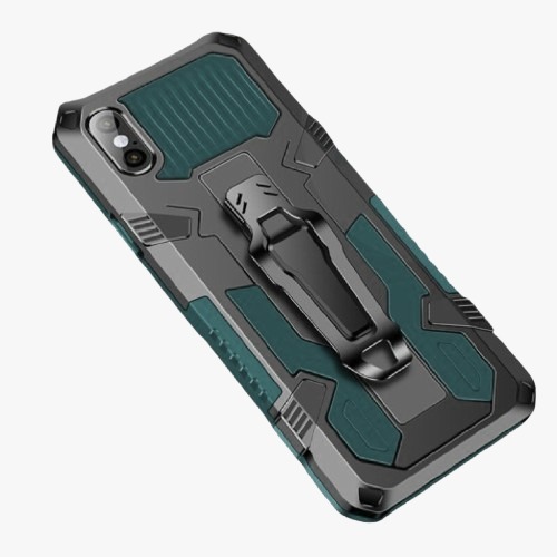 CASE IPHONE X IPHONE XR IPHONE XS MAX CASING STANDING BACK KLIP ICRISTAL HARD CASE ROBOT NEW COVER