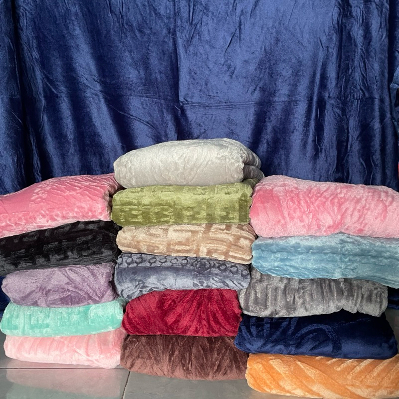 Selimut SRH Embos Polos Jumbo