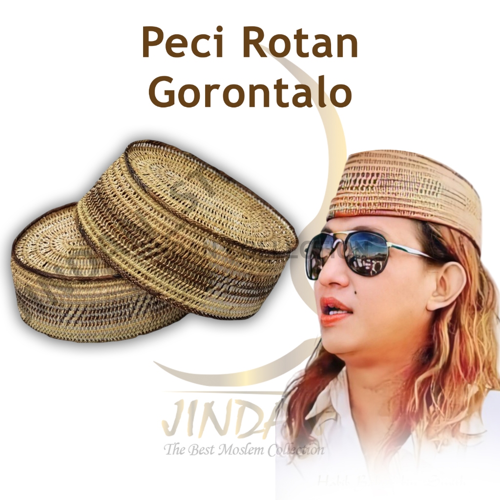 Peci Kopiah Songkok Rotan Gorontalo