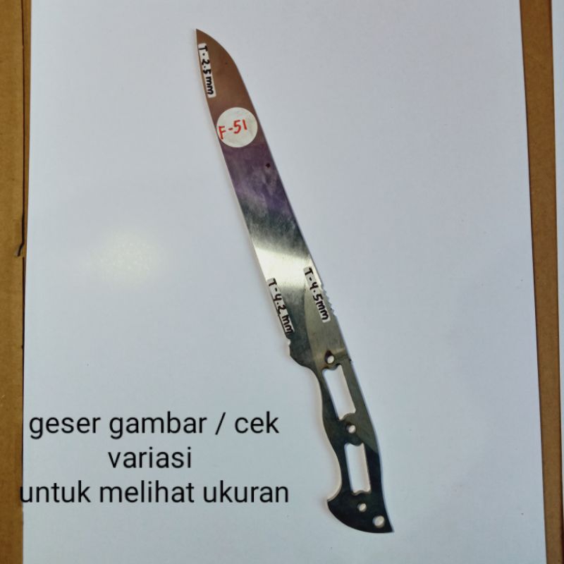 F-51 bahan baja D2/TKM germany