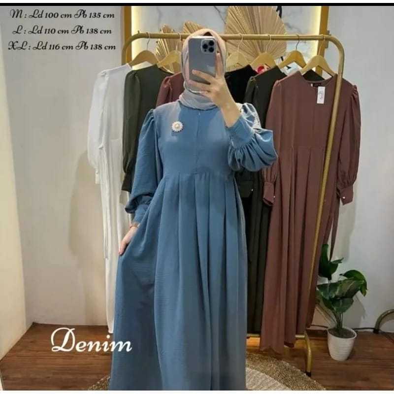 SABRINA DRESS GAMIS TERBARU REMAJA KEKINIAN TANPA HIJAB