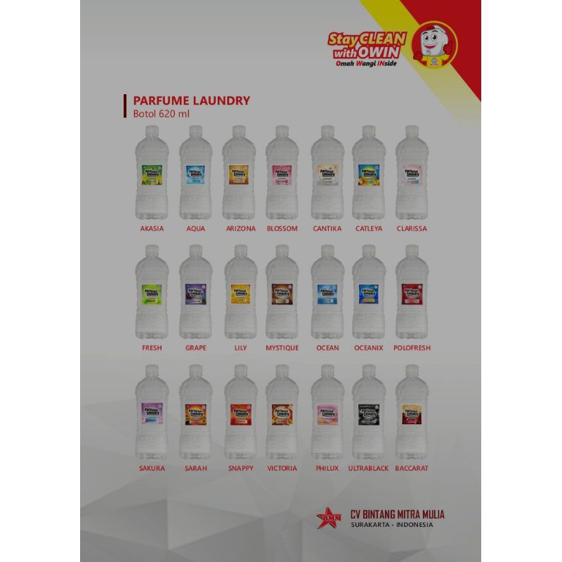Parfum Laundry 620ml Omah Wangi