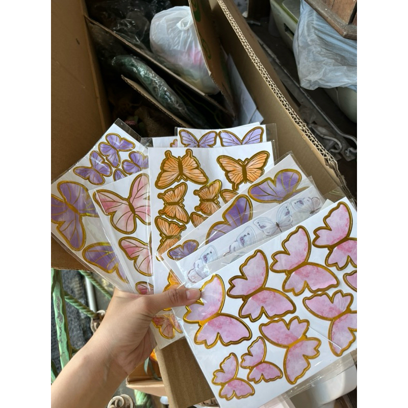 

STIKER KUPU-KUPU FLORIST / DEKORASI KUPU KUPU FLORIST