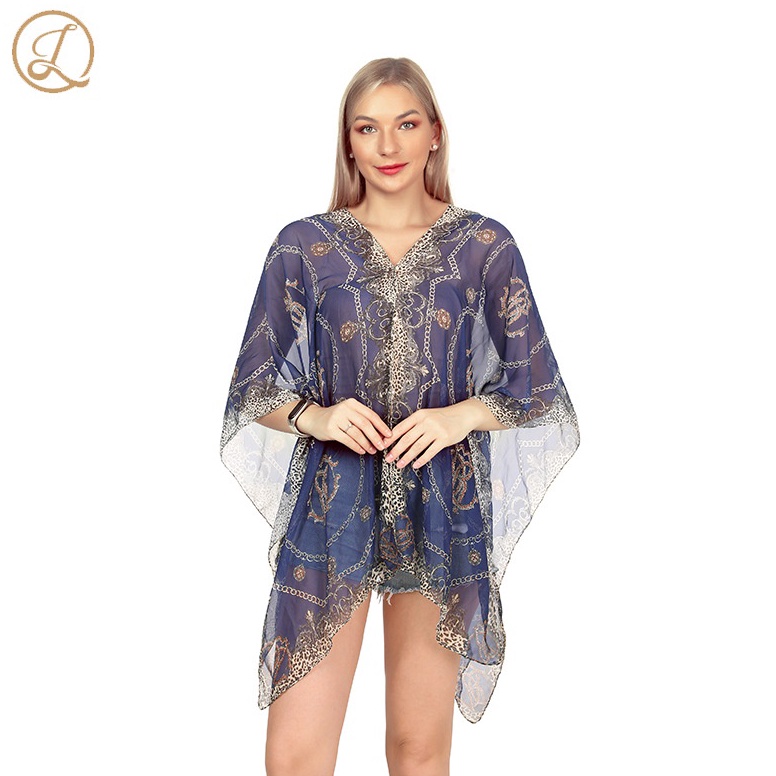 Paling Diminati Outer Scarf Batik Chiffon Pantai Bahan Sifon Baju Luaran Bali Outer Premium Syal Sut