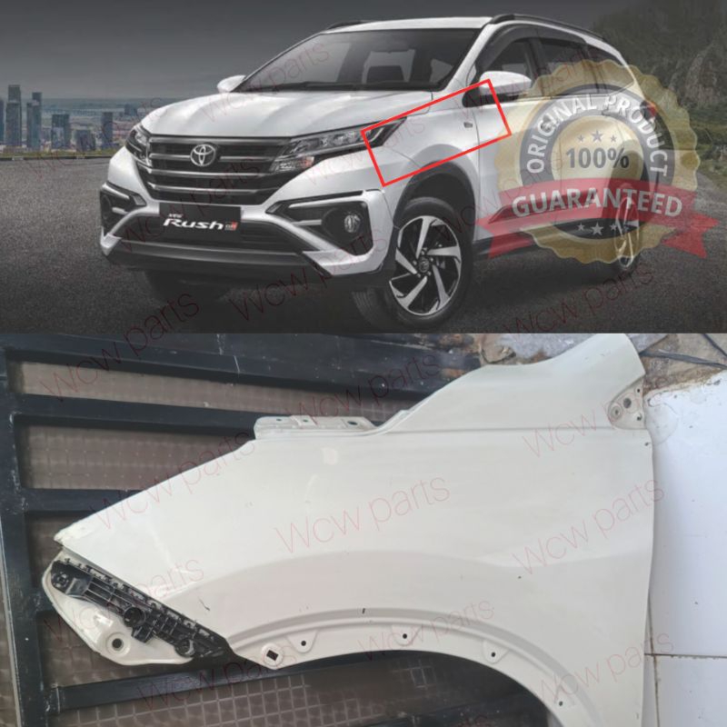 fender spakbor Toyota rush Terios 2018 2019  kiri  original