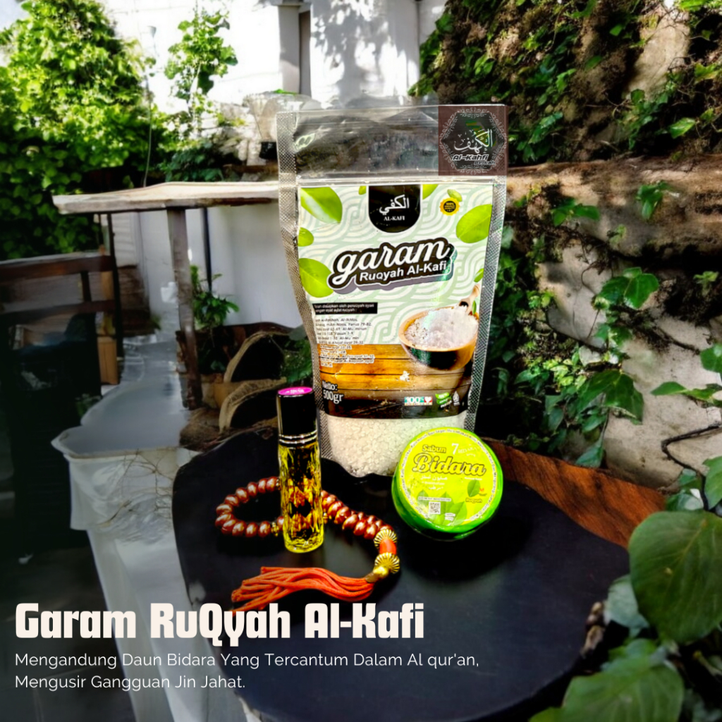 

Garam Ruqyah Al-Kafi Ekstra Daun Kelor Kemasan 750gr PELARISAN USAHA SEPI PENARIK REJEKI PAGAR GAIB RUMAH & TOKO