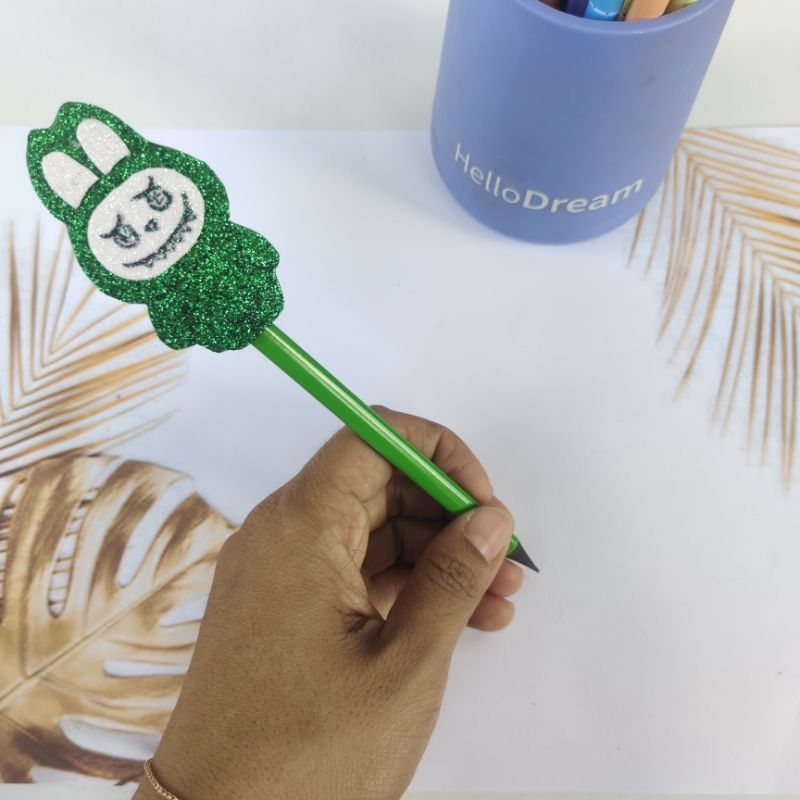 

Pensil diy pensil karakteter anak labubu lucu