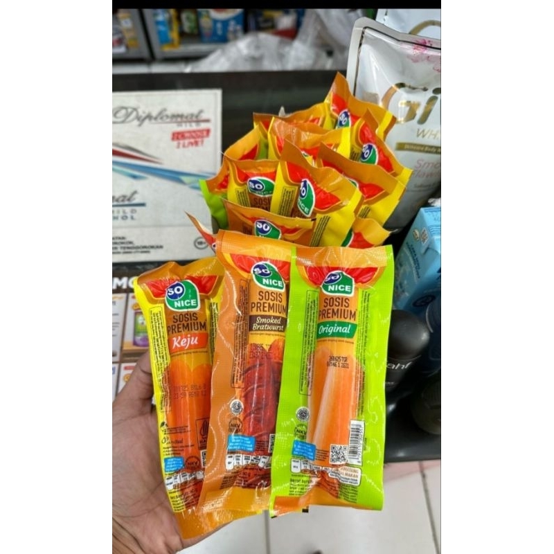 

So nice sosis premium langsung makan