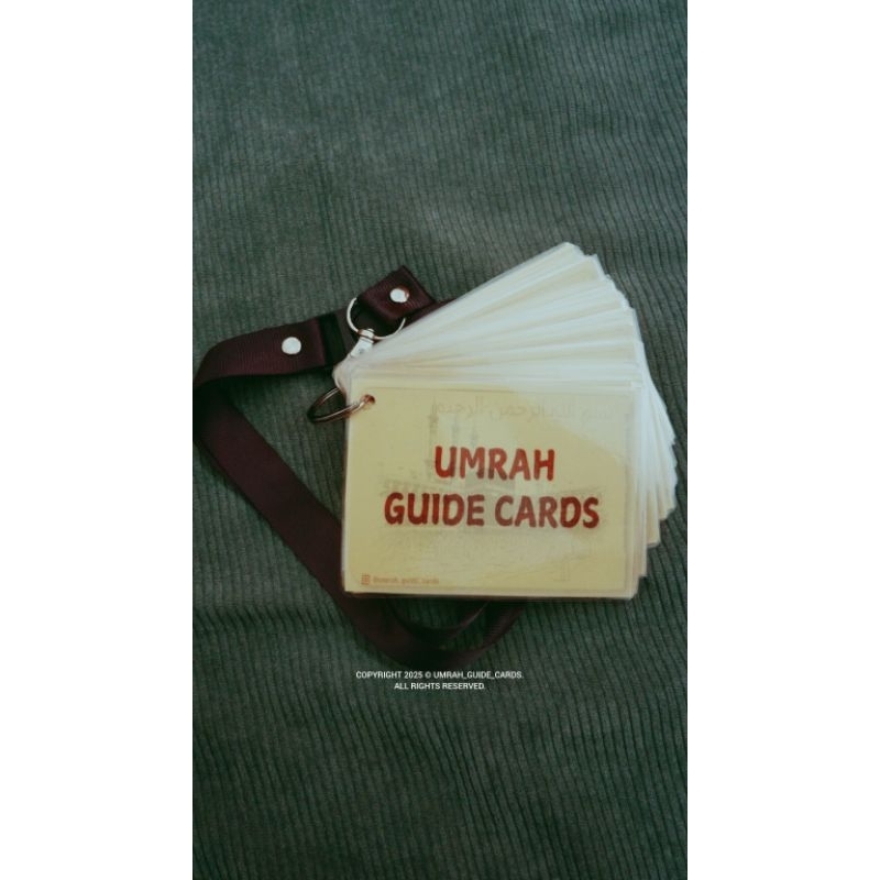 

Kartu Panduan Umrah Lengkap Ukuran Saku, Perlengkapan Ibadah Umrah Mandiri (Baca Deskripsi)