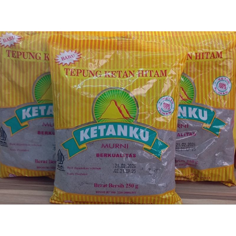 

Tepung Ketanku Hitam Murni Berkualitas 250gr