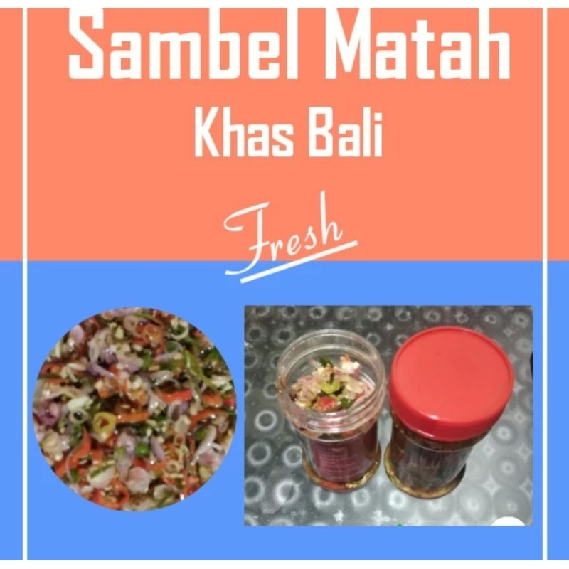 

sambel matah khas Bali fresh