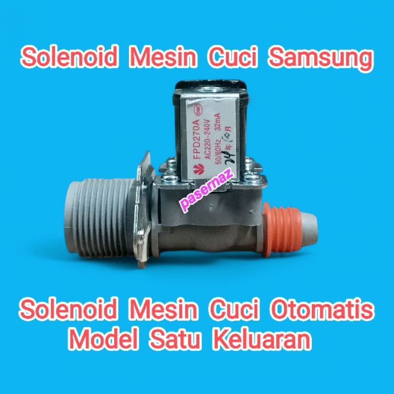SAMSUNG | Kualitas ORI | Warna Abu Gelap | Solenoid Mesin Cuci Otomatis | Mesin Cuci Samsung | Model
