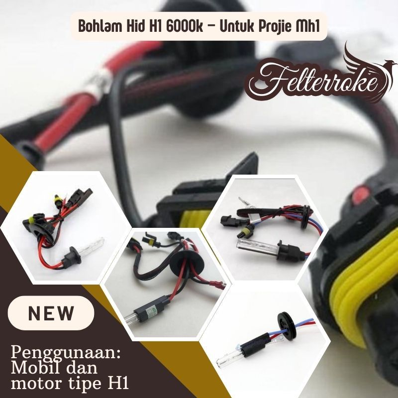 Bohlam HID H1 6000K – Untuk Projie MH1