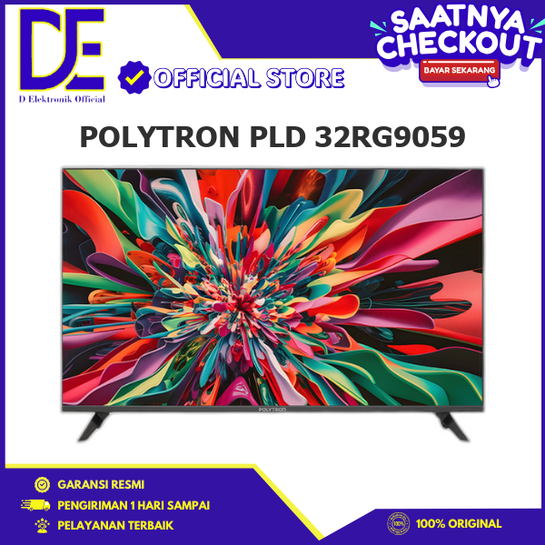 POLYTRON PLD 32RG9059 SMART GOOGLE TV CINEMAX 32 INCH LED 4K UHD INTERNAL SPEAKER PLD32RG9059 PLD-32
