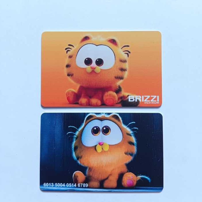 BRIZZI BRI Custom Kartu Brizzi card motif GARFIELD