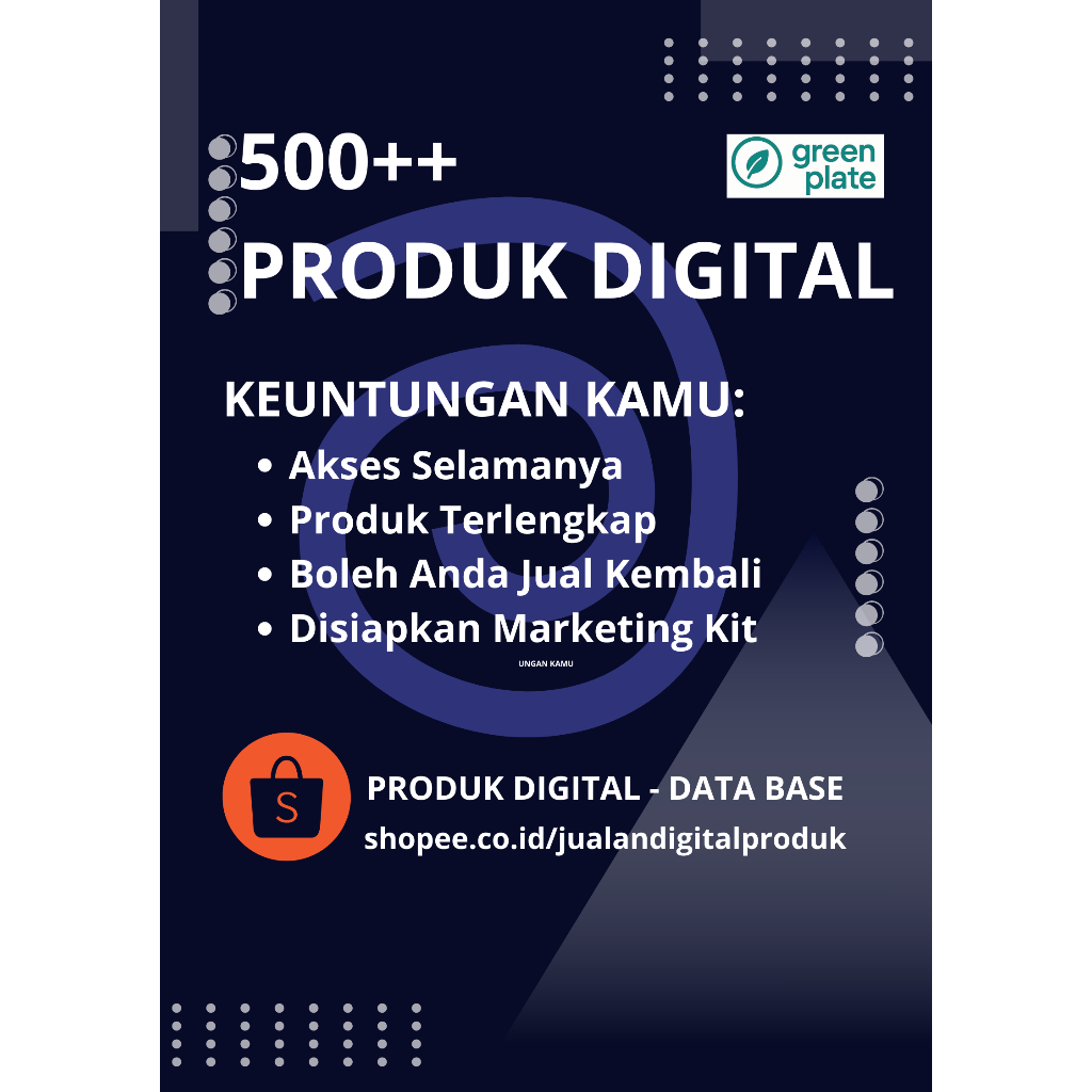 500++ DATABASE PRODUK DIGITAL SIAP JUAL KEMBALI